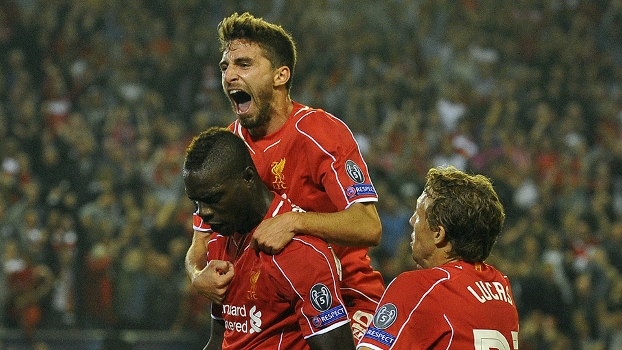 Balotelli foi o autor do gol da vitória do Liverpool. Foto: Getty)